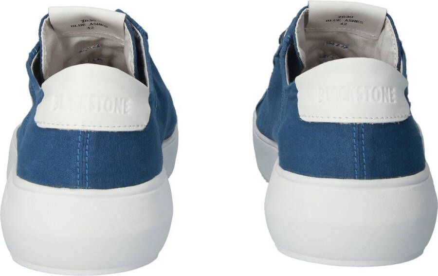 Blackstone MORGAN ZG30 BLUE ASHES CANVAS LOW SNEAKER Man BLUE ASHES