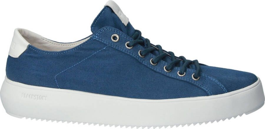 Blackstone MORGAN ZG30 BLUE ASHES CANVAS LOW SNEAKER Man BLUE ASHES