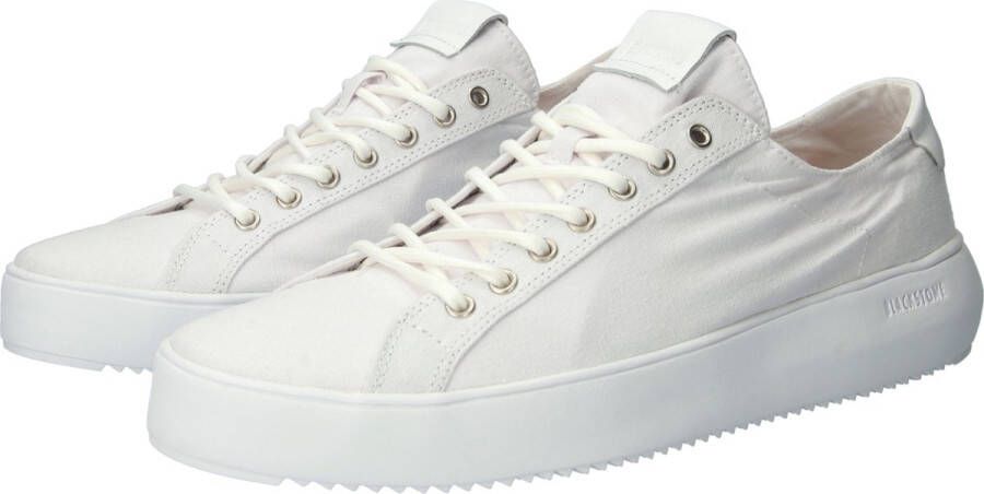 Blackstone MORGAN ZG30 WHITE CANVAS LOW SNEAKER Man White