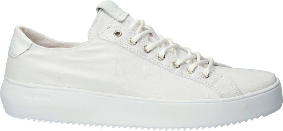 Blackstone Morgan Zg30 White Canvas LOW Sneaker Wit Heren