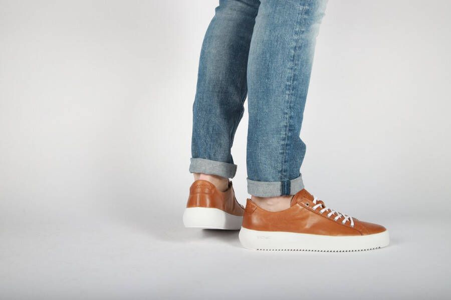 Blackstone Minimalistische Roest Sneaker Brown Heren