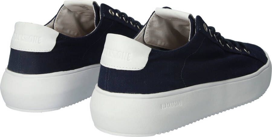 Blackstone MORGAN ZG30 NAVY CANVAS LOW SNEAKER Man Blue