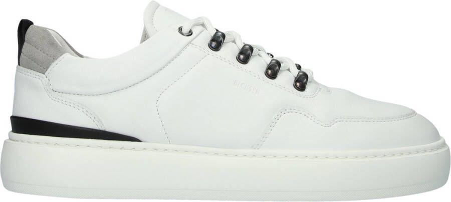 Blackstone Witte Sneaker Lage Stijl White Heren