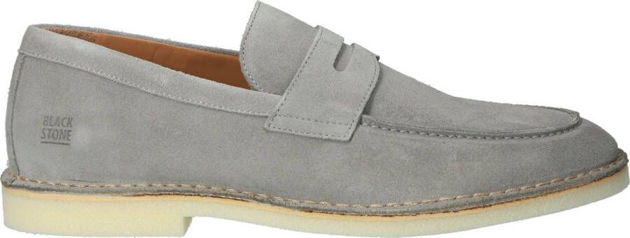 Blackstone Klassieke Lichtgrijze Loafer Instappers Gray Heren