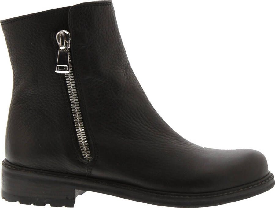 Blackstone QL04 BLACK ZIPPER BOOT Vrouw Black