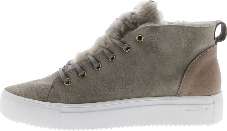 Blackstone ARNAQ QL48 ICELAND MID SNEAKER SHEEPSKIN Vrouw Green - Foto 2
