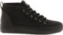 Blackstone ARNAQ QL48 NERO MID SNEAKER SHEEPSKIN Vrouw Black - Thumbnail 1