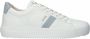 Blackstone RYDER White Cambray Blue Sneaker (low) Vrouw White - Thumbnail 3