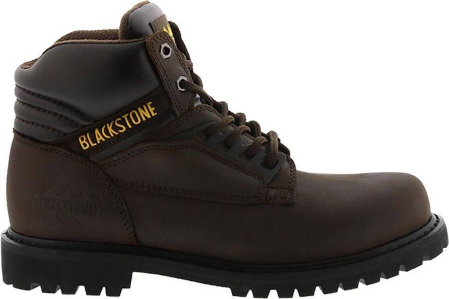 Blackstone 6 INCH OIL NUBUCK Bitter Chocolate Worker Werkschoen Brown