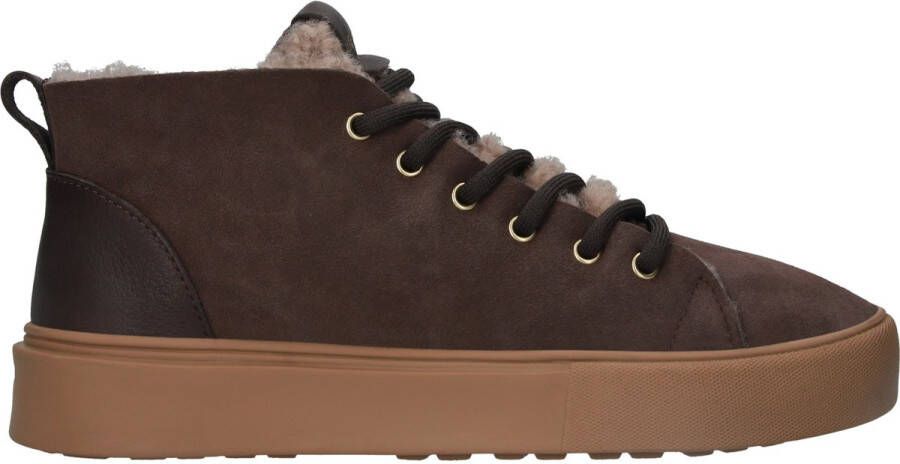 Blackstone SERMEQ ARNAQ CL258 Coffee Sneaker (mid) Dames Dark brown