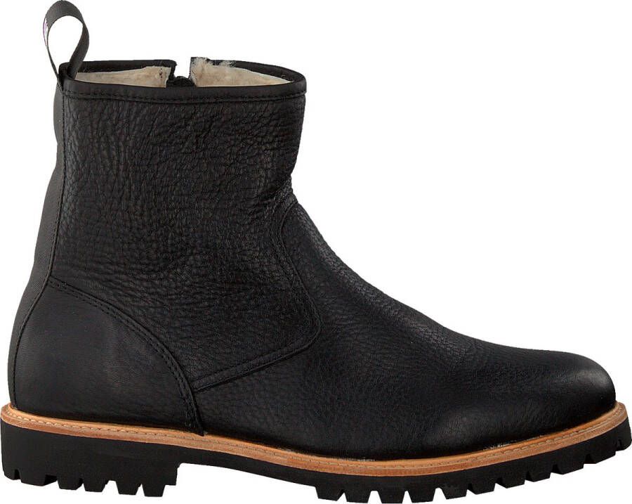 Blackstone Sg54 Enkelboots Enkellaarsjes Heren Zwart - Schoenen.nl