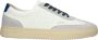 Blackstone SLATE HARPER PERF DG518 White Blue Sneaker (low) Heren White - Thumbnail 1