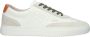 Blackstone SLATE HARPER PERF DG518 White Orange Sneaker (low) Heren White - Thumbnail 1