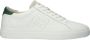 Blackstone SLATE ROSCOE PERF DG506 White Green Sneaker (low) Heren White - Thumbnail 3