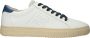 Blackstone SLATE ROSCOE PERF DG506 White Blue Sneaker (low) Heren White - Thumbnail 3