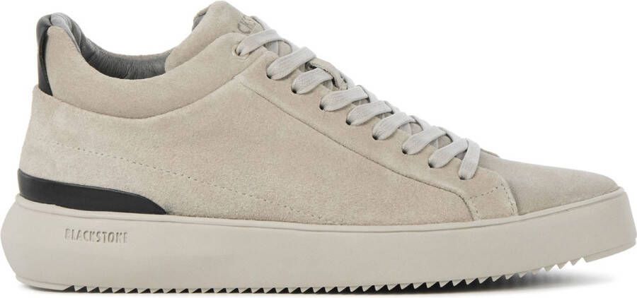 BLACKSTONE Hoge Sneakers Heren Yg22 Maat: 47 Materiaal: Suède Kleur: Beige