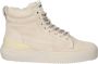 Blackstone SOLEY YL65 SAND HIGH SNEAKER SHEEPSKIN Vrouw Beige - Thumbnail 1
