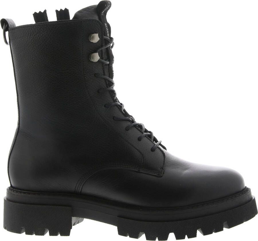 Blackstone UL85 BLACK LEATHER BOOT FUR Vrouw Black