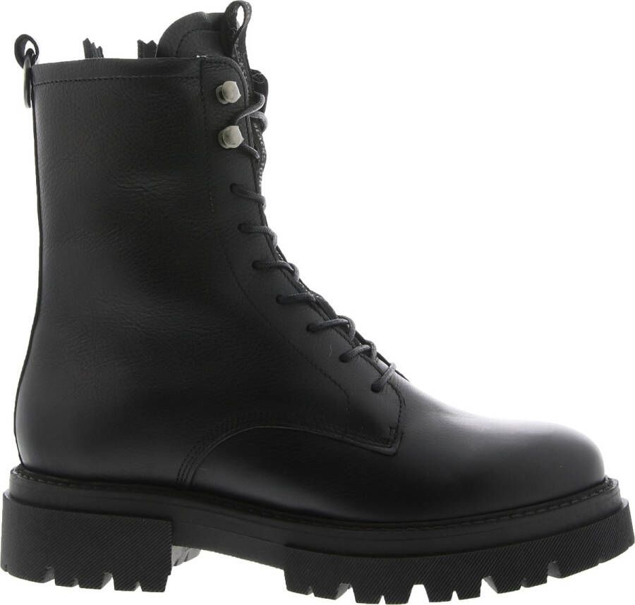 Blackstone UL85 BLACK LEATHER BOOT FUR Vrouw Black