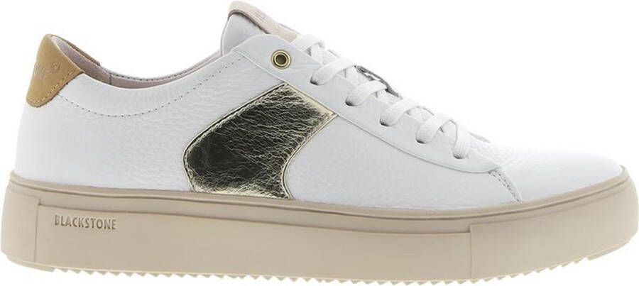 Blackstone VL57 WHITE PALE GOLD LOW SNEAKER Vrouw White