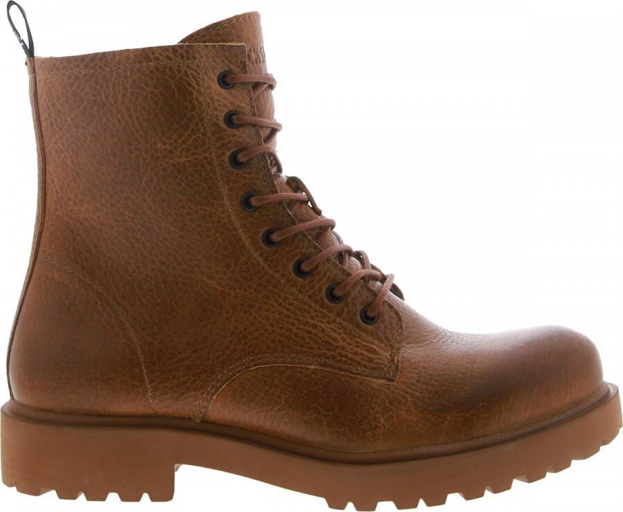 Blackstone WL02 CUOIO LACE UP BOOT FUR Vrouw Cognac