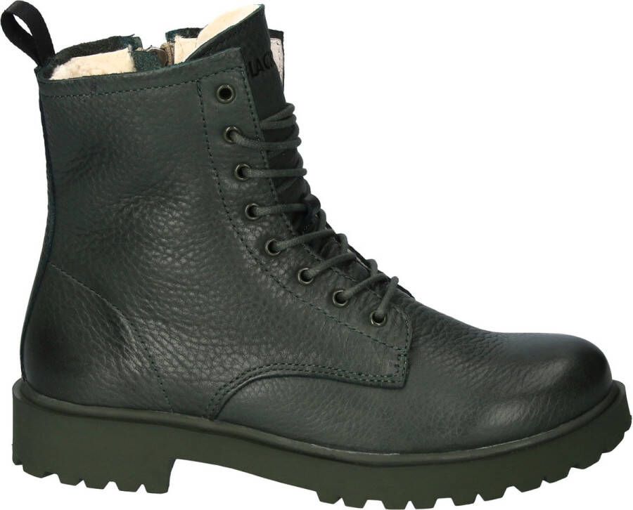 Blackstone WL02 GREEN LACE UP BOOT FUR Vrouw Green
