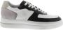 Blackstone WL27 WHITE BLACK LOW SNEAKER Vrouw White - Thumbnail 1