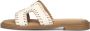 BLASZ Slippers Dames 0657-03 Maat: 37 Materiaal: Leatherlook Kleur: Wit - Thumbnail 2
