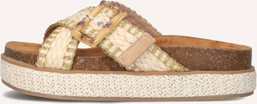 BLASZ Slippers Dames 0663-3 Maat: 40 Materiaal: Raffia Kleur: Beige - Foto 3