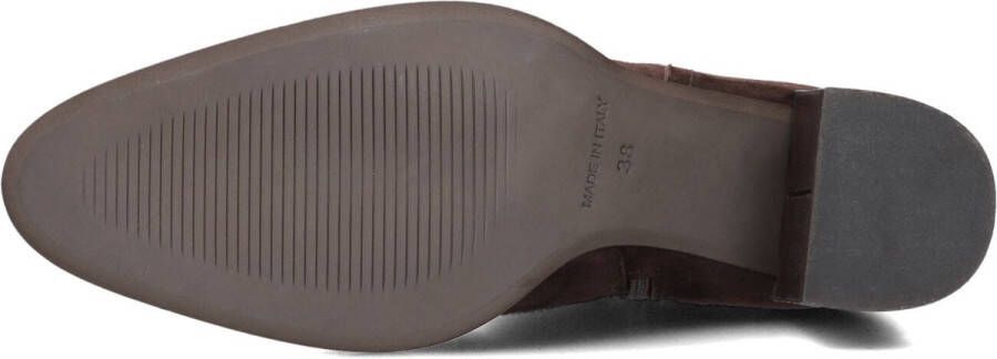 BLASZ 102 Enkellaarsjes Enkelboots met rits Dames Bruin