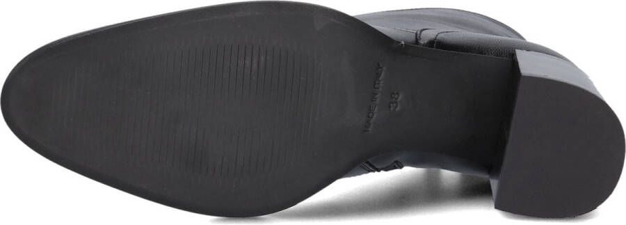 BLASZ 102 Enkellaarsjes Enkelboots met rits Dames Zwart