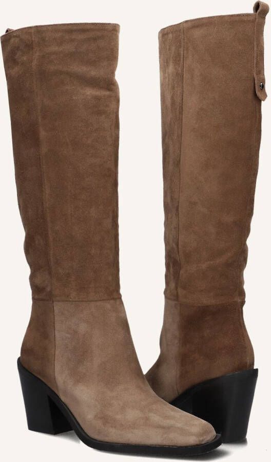 BLASZ Hoge Laarzen Dames 12 Maat: 36 Materiaal: Suède Kleur: Taupe - Foto 2