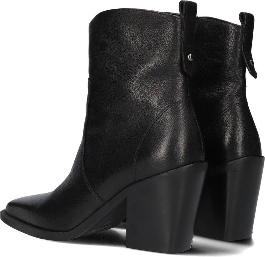 BLASZ 14 Enkellaarsjes Enkelboots met rits Dames Zwart
