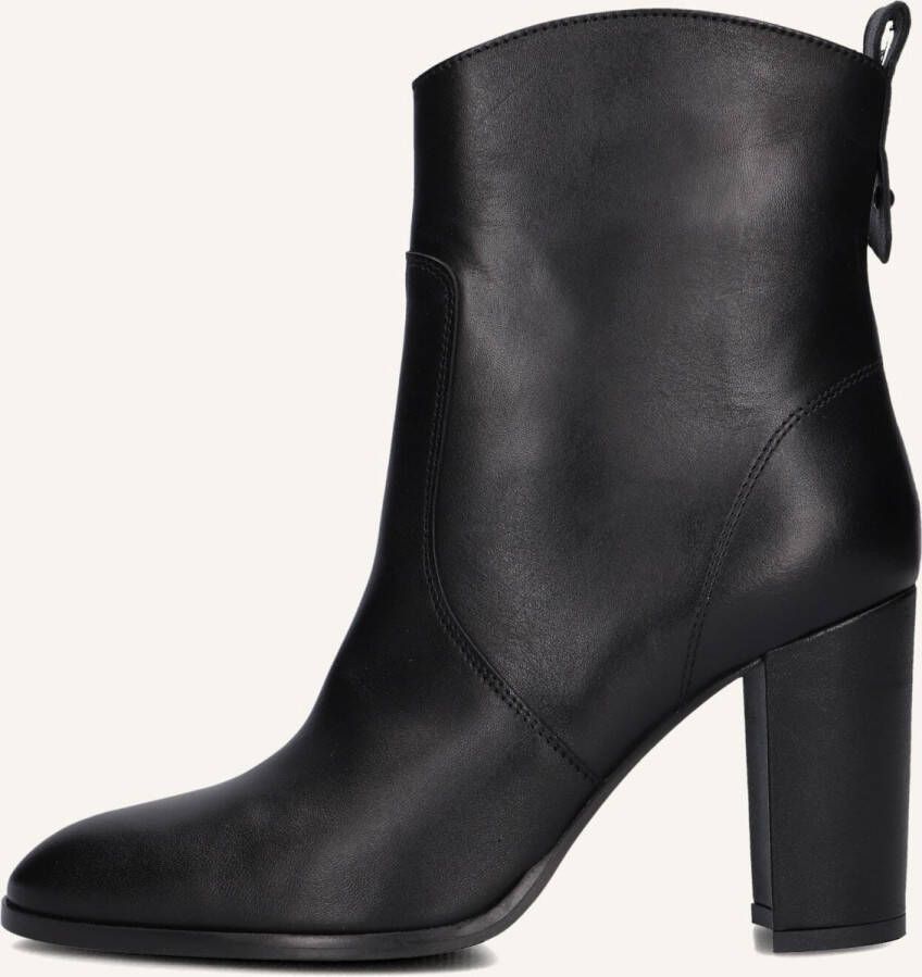 BLASZ 165 Enkellaarsjes Enkelboots met rits Dames Zwart