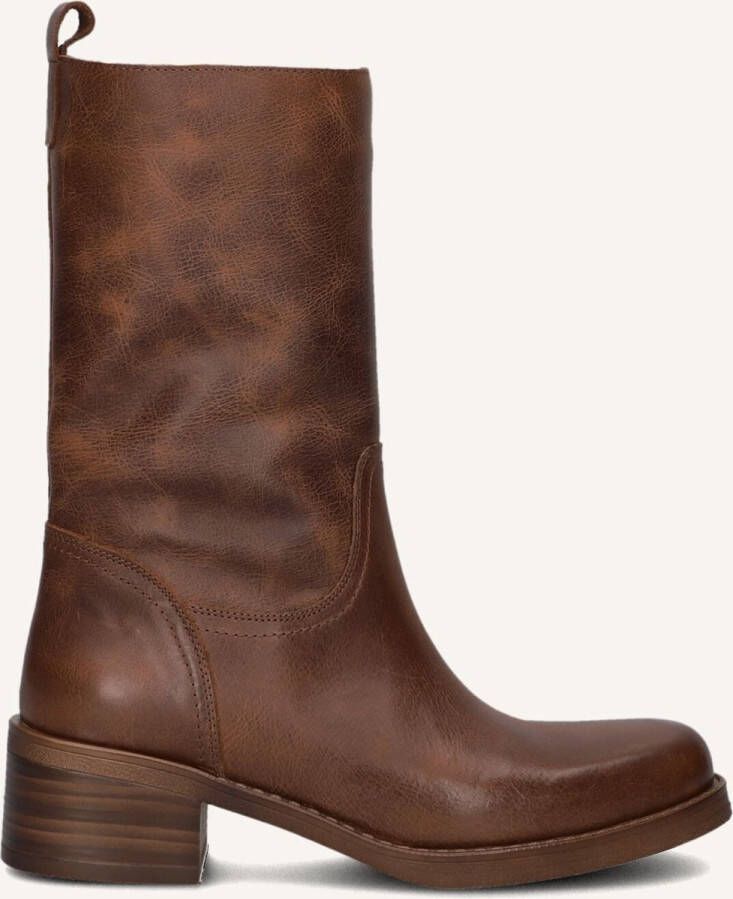 BLASZ 2167 Laarzen Leer Dames Cognac