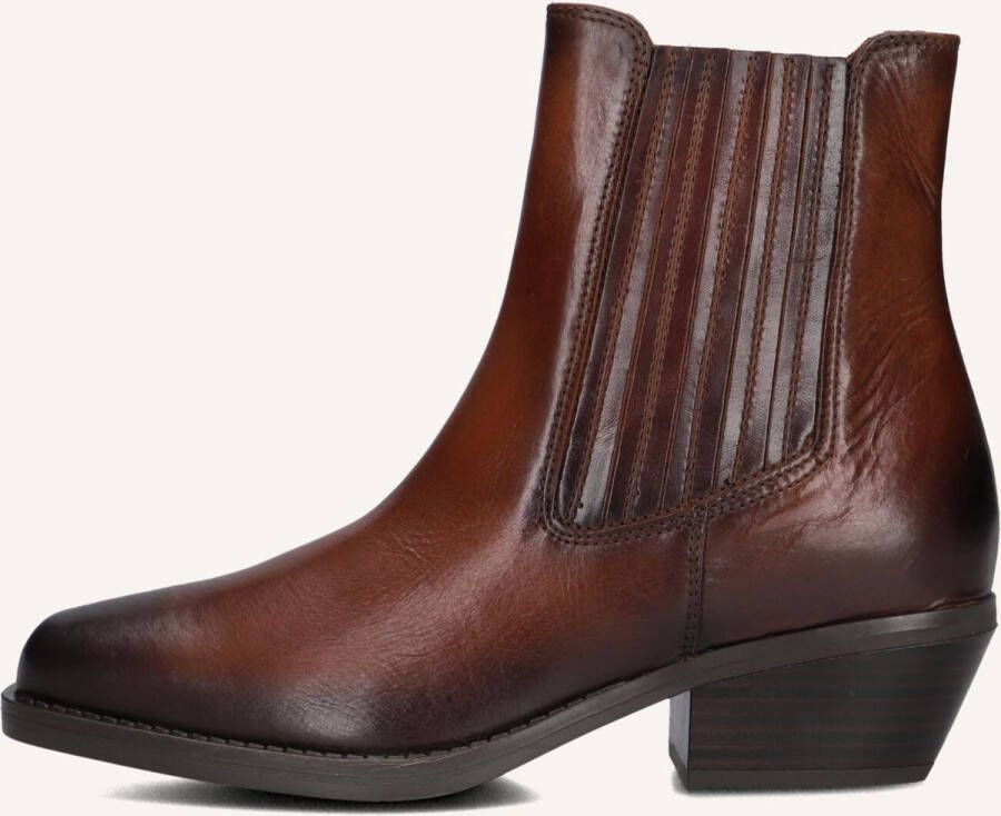 BLASZ Enkellaarsjes Dames 2dotta208 Maat: 37 Materiaal: Leer Kleur: Cognac - Foto 3