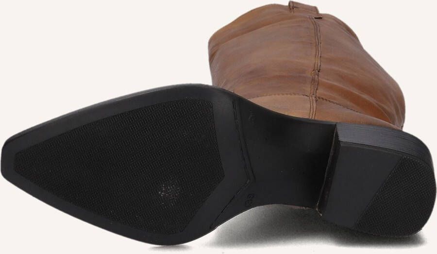 BLASZ Hoge Laarzen Dames 35 Maat: 39 Materiaal: Leer Kleur: Cognac - Foto 3