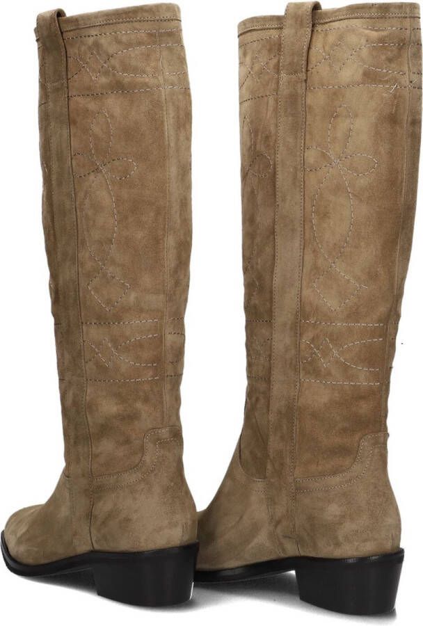 BLASZ 40 Laarzen Suède Dames Taupe
