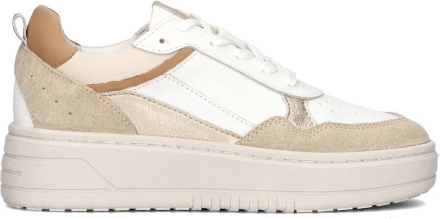 BLASZ Lage Sneakers Dames Anemone-09 Maat: 43 Materiaal: Leer Kleur: Beige