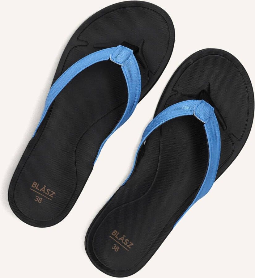 BLASZ Teenslippers Dames Bella 2402 Maat: 42 Materiaal: Leatherlook Kleur: Blauw - Foto 2