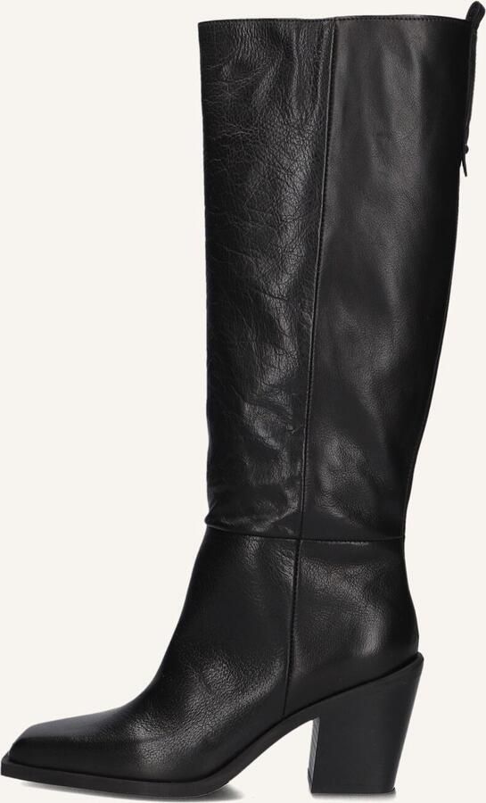 BLASZ Hoge Laarzen Dames 12 Maat: 41 Materiaal: Leer Kleur: Zwart - Foto 2