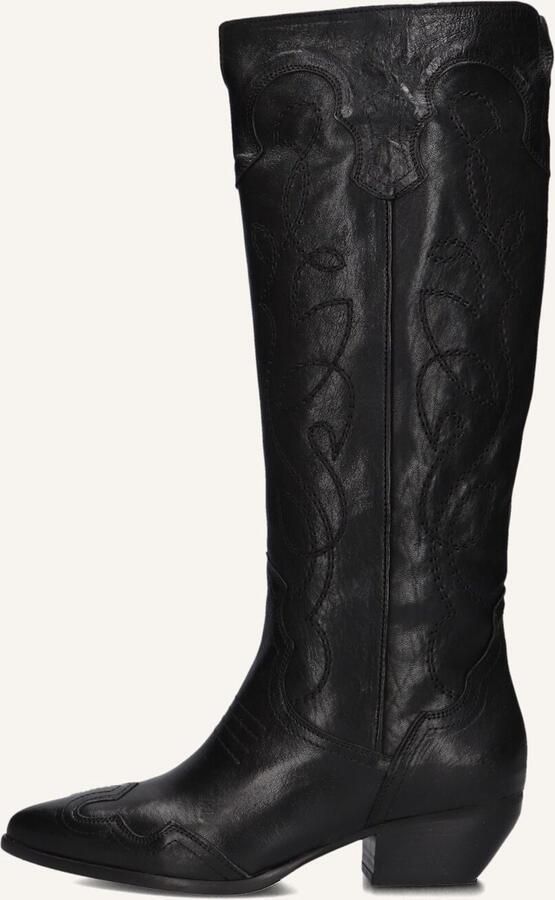 BLASZ Hoge Laarzen Dames 123 Maat: 41 Materiaal: Leer Kleur: Zwart - Foto 3