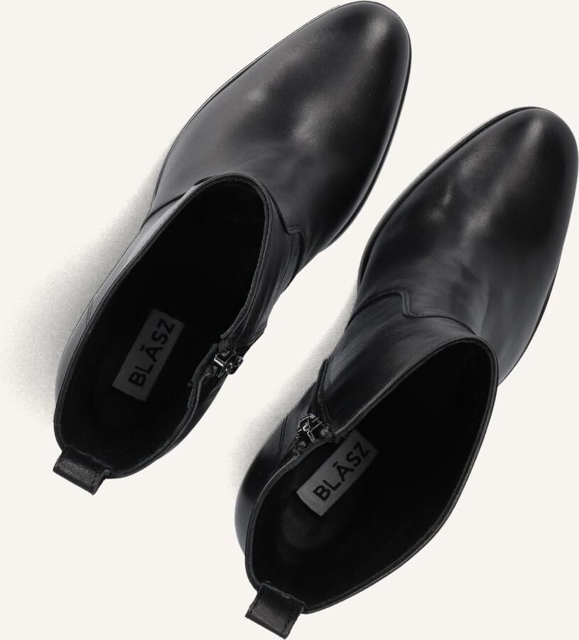 BLASZ Enkellaarsjes Dames 165 Maat: 38 Materiaal: Leer Kleur: Zwart - Foto 2
