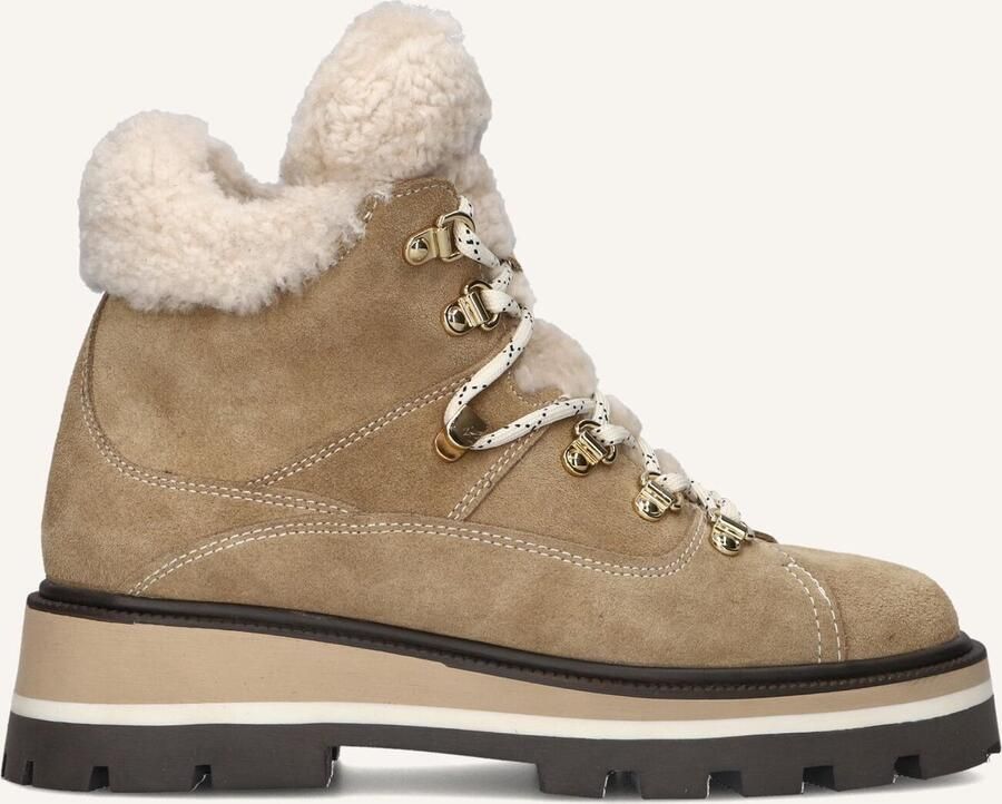 BLASZ Veterboots Dames 264 Maat: 39 Materiaal: Suède Kleur: Beige - Foto 2