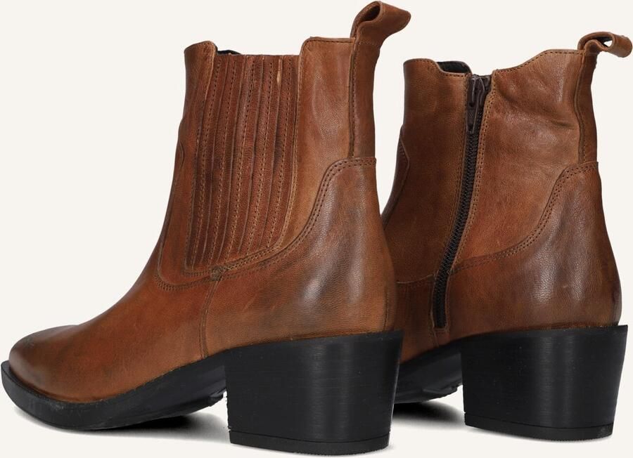 BLASZ Enkellaarsjes Dames 34 Maat: 37 Materiaal: Leer Kleur: Bruin - Foto 2