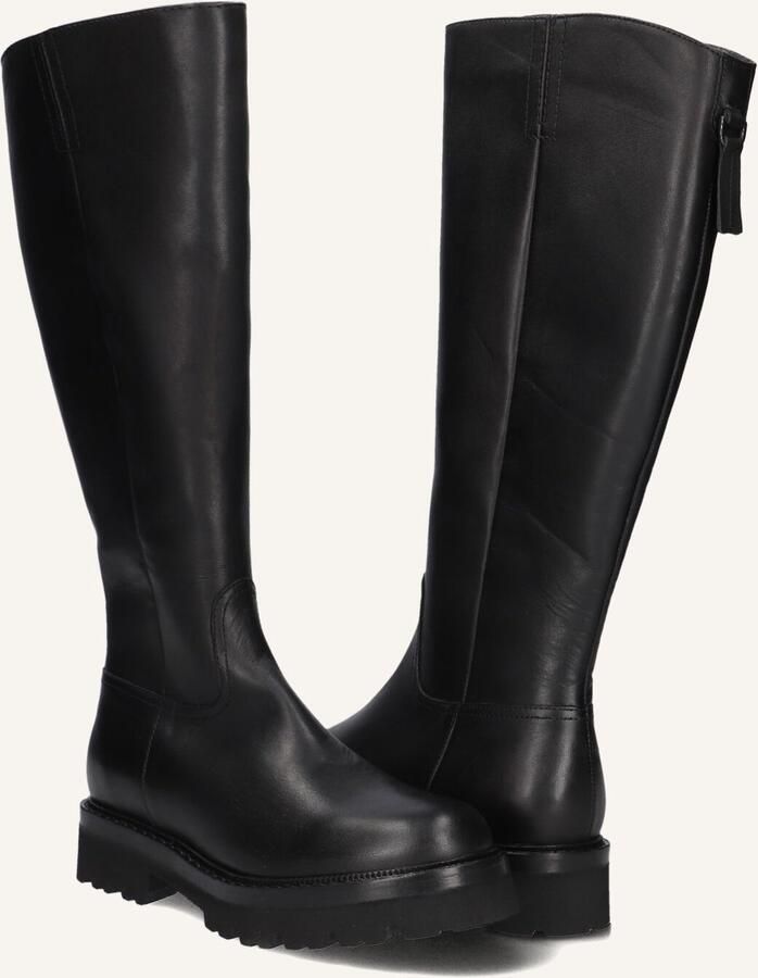 BLASZ Hoge Laarzen Dames 370-2887 Maat: 38 Materiaal: Leer Kleur: Zwart - Foto 5