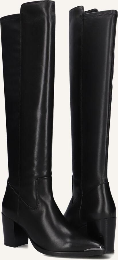 BLASZ Hoge Laarzen Dames Americana-low Maat: 39 Materiaal: Leer Kleur: Zwart - Foto 2