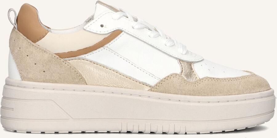 BLASZ Lage Sneakers Dames Anemone-09 Maat: 38 Materiaal: Leer Kleur: Beige