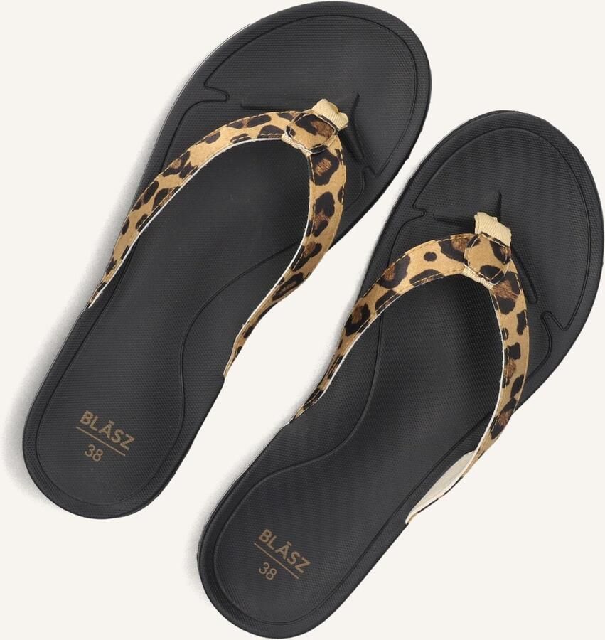 BLASZ Teenslippers Dames Bella 2402 Maat: 41 Materiaal: Leatherlook Kleur: Bruin - Foto 2