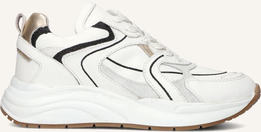 BLASZ Lage Sneakers Dames Charu-11 Maat: 43 Materiaal: Leer Kleur: Wit